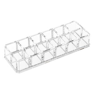 12 Space Acrylic Lipstick Lip Gloss Storage <b>Box</b> Transparent Beauty Cosmetic Organizer Display - Product Image 1