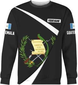 Maglietta Personalizzata Guatemala Fitspi, Jersey Guatemalteco, T-shirt Orgoglio Guatemalteco, <span class=keywords><strong>Magliette</strong></span> 3D Guatemala, Regalo per Uomini e Donne, Vendita all'Ingrosso - Product Image 5