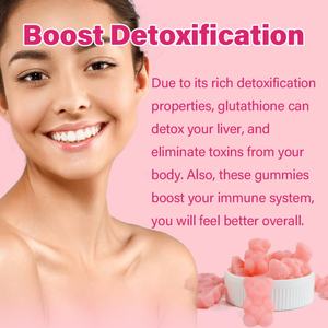 Gomitas Veganas de Colágeno y Glutatión Naturales Chinaherbs, Multivitamínicas con Biotina, Suplementos para Aclarar la Piel, 60 Gomitas por Botella - Product Image 4