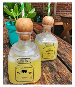 <span class=keywords><strong>Patron</strong></span> Tequila Botella de plástico de 375ML con estrellas para vasos y recipientes para beber en fiestas - Product Image 5