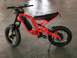 Vélo électrique tout-terrain à suspension intégrale avec pneus larges, moteur central intégré de 48 V 500 W, batterie au lithium intégrée, 4LEAF HPG 20 pouces - Product Image 2