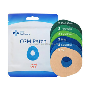 แผ่นแปะเซ็นเซอร์ <span class=keywords><strong>CGM</strong></span> กันน้ำ ติดทนนาน ปรับแต่งได้ ใช้กับเครื่องวัดระดับน้ำตาลในเลือด Dexcom G6  วัสดุเกรดทางการแพทย์ ระบายอากาศได้ - Product Image 1