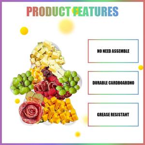 ZIJRXQ Caja Decorativa de Cartón Duradera y Ligera de 12 Pulgadas con Forma de Fantasma para Halloween, Rellenable, para Charcutería (Fantasma), Reutilizable - Product Image 5