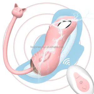 Women 10 Frequency Wireless Egg Masturbating Sex Instruments Electric Shock Vibrator Women Sex Toys Sexy Lady Toy Waterproof 18