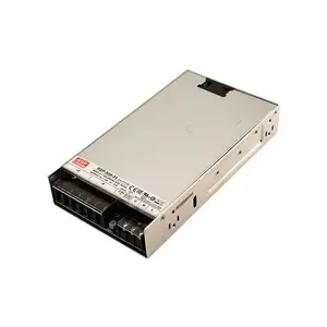 Meanwell-fuente de alimentación LED de 24V, controlador de Panel de 24V, RSP-500-24, 24V, 21A, 500W