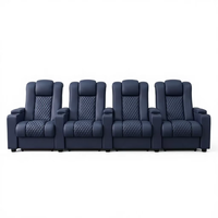 Fauteuils de cinéma de luxe modernes, mobilier de théâtre commercial, canapés en cuir VIP, fauteuils de cinéma maison, fauteuils de salon.