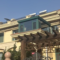 Solárium de Vidrio Moderno Personalizado, Casa Prefabricada de Aluminio para Patio, Solárium Independiente para Uso en Exteriores o Hoteles, Hecho en China