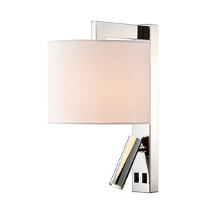 Lampe murale <span class=keywords><strong>de</strong></span> chevet pliable Ravello avec lecteur <span class=keywords><strong>LED</strong></span> pour chambre à coucher, hôtel - Product Image 3