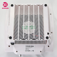 Lampe à ongles électrique multifonctionnelle avec collecteur de poussière et polisseuse pour dissolvant de vernis gel, 30 000 tr/min et 24W