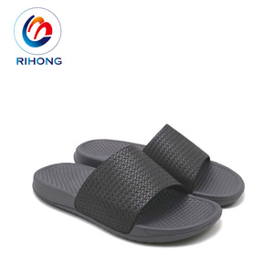 Pantoufles à bout ouvert pour hommes, sandales de grande taille, design personnalisé, mode d'été, vente en gros, - Product Image 4