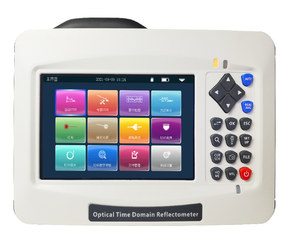 เครื่องทดสอบไฟเบอร์ออปติก MINI OTDR FHO3000L ระยะ 100 กม. 26/24dB สำหรับ FTTx พร้อม VFL OPM OLS แผนที่เหตุการณ์ SM 1310/1550nm หน้าจอสัมผัส 5 นิ้ว - Product Image 6