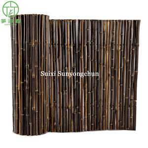 Rouleau de clôture en bambou bon marché d'usine Écran de confidentialité en bambou Reed Clôture Panneau Taille personnalisée - Product Image 2