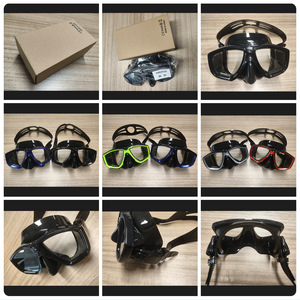 Diving Mask Silicone Anti-Fog High Definition Professional Grade <b>Large</b> <b>Frame</b> Goggles For Adults - Product Image 3