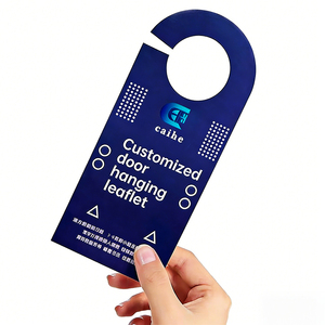 Affiche publicitaire personnalisée en carton pour <span class=keywords><strong>porte</strong></span>, avec impression offset couleur et marquage à chaud, pour imprimerie - Product Image 1