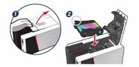 Printer Kartu ID PVC Primacy2 Opsi Satu/Dua Sisi 600dpi Antarmuka USB Pengkodean Kartu Magnetic Stripe/RFID/IC Garansi 1 Tahun