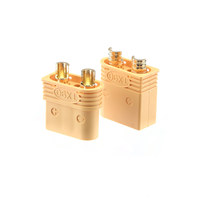 Connecteur XT90 Prise et Fiche 45A 90A Cramponné 12 AWG PA66 2000 Utilisation pour Batterie RC Câble d'Alimentation ESC Lot en Stock
