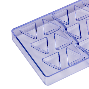 21 cavidades triángulos de plástico en forma de molde para hornear Chocolate <span class=keywords><strong>pastelería</strong></span> postre pastel herramientas para hornear <span class=keywords><strong>y</strong></span> <span class=keywords><strong>pastelería</strong></span> herramientas - Product Image 4