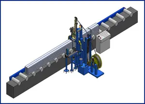 Metal Belt Auto-strapping Machine Easy To Operate Automatic Steel Pipe Round Square Rectangular Strapping Machine