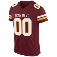 BETHERIVAL Venta al por Mayor Camisetas de Fútbol Americano 100% Poliéster con Estampado por Transferencia de Calor, Personalizadas, Cuello en V, Secado Rápido, Antibacterianas