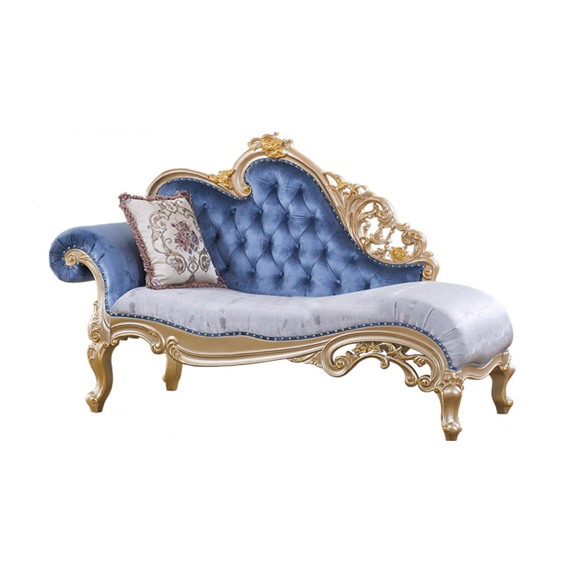 Кресло в европейском стиле AJJ, кресло-шезлонг из цельной древесины для спальни