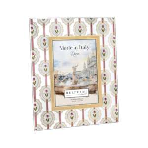 Beltrami Glass Photo <b>Frame</b> <b>4x6</b> Inch Real Silver Plated With Tulip Design For Home Decor - Product Image 1
