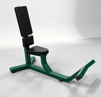 Banc utilitaire commercial réglable à 75 degrés en acier avec cadre en acier au carbone pour usage professionnel en salle de sport