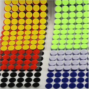 Diâmetro 10, 12,15,20,25 Voltar Cola Dupla Side Gum Nylon Poliéster Auto-adesivo Gancho e <span class=keywords><strong>Loop</strong></span> Fasteners Fita Pontos - Product Image 1