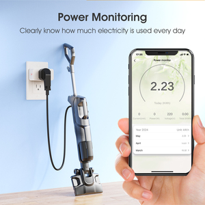 Enchufe inteligente <span class=keywords><strong>SMATRUL</strong></span> Tuya 16A, enchufe <span class=keywords><strong>WIFI</strong></span> para monitoreo de potencia de sincronización, electrodoméstico inteligente Compatible con la aplicación Alexa Google Home - Product Image 5