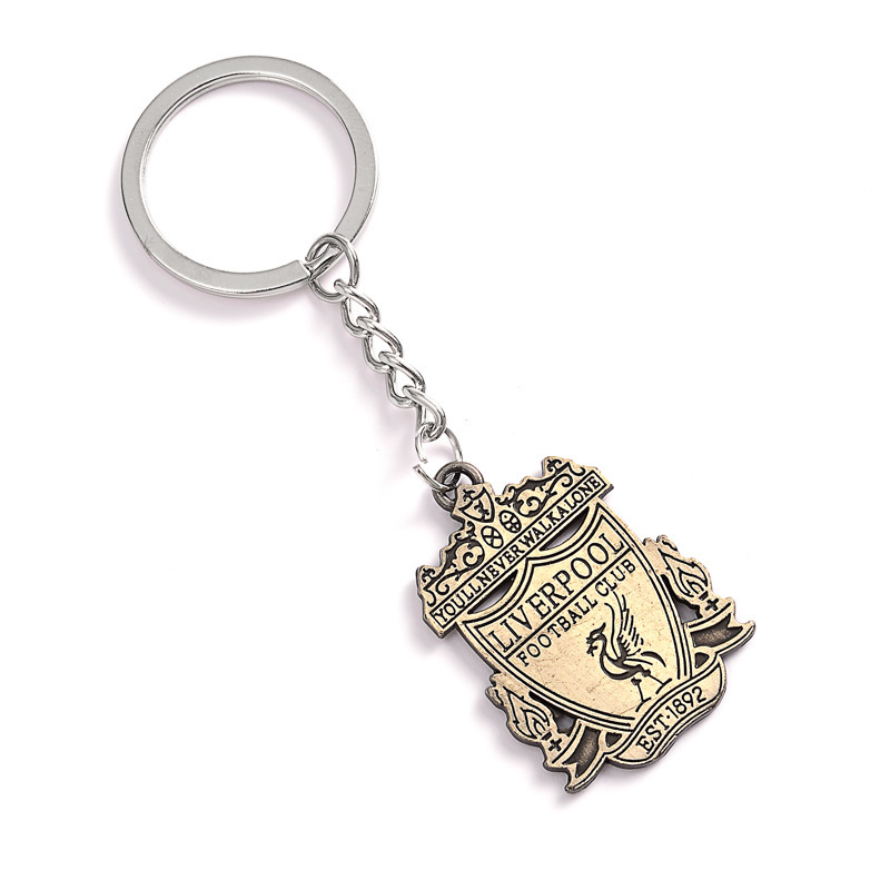 Liverpool-metal football keychain