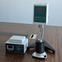 Instrumento de laboratorio, viscosímetro de puntero rotatorio, probador de viscosidad de pintura de alta precisión con Sensor de temperatura, prueba de aceite cosmético