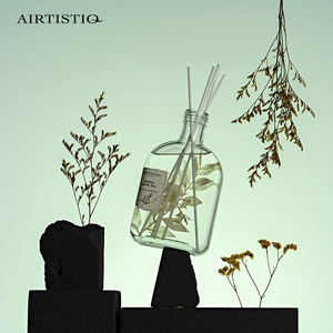 Ambientador de lujo para decoración del hogar, aceite esencial de flores secas, botella de vidrio de 280ML, difusor de caña - Product Image 3