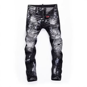 <span class=keywords><strong>Pantaloni</strong></span> <span class=keywords><strong>Cargo</strong></span> Larghi Personalizzabili da <span class=keywords><strong>Uomo</strong></span>, <span class=keywords><strong>Jeans</strong></span> in Denim Lavorato a Maglia con Decorazioni a Fori, Abbigliamento Streetwear per Tutte le Stagioni - Product Image 1
