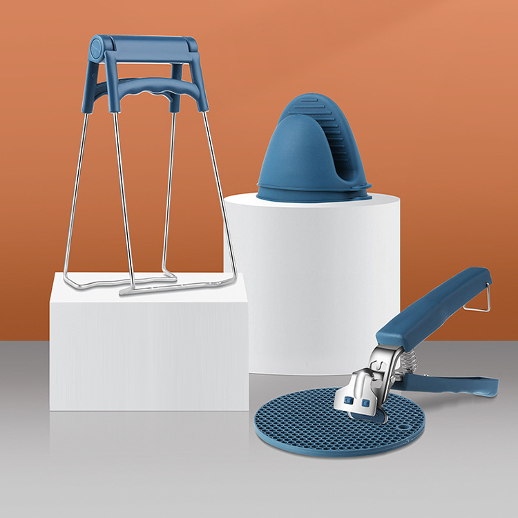 Т-образный зажим для чаши, противоскользящий кухонный зажим для тарелки на пару