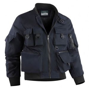 <b>Men's</b> Pilot Jacket <b>Men's</b> Baseball Clothing Functional Multi-Pocket Coat <b>Punching</b> Jacket Workwear Tops - Product Image 2