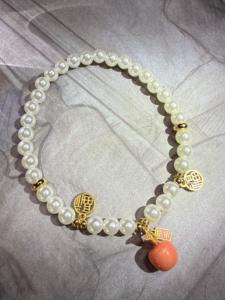 Elegante y Cómodo <span class=keywords><strong>Collar</strong></span> Ajustable para Mascotas con Perlas, Accesorio para Perros y Gatos - Product Image 3