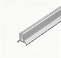Bande de fixation pour panneau PVC, bande à rainures pour panneau plastique, profil de serrage pour fixation de panneaux