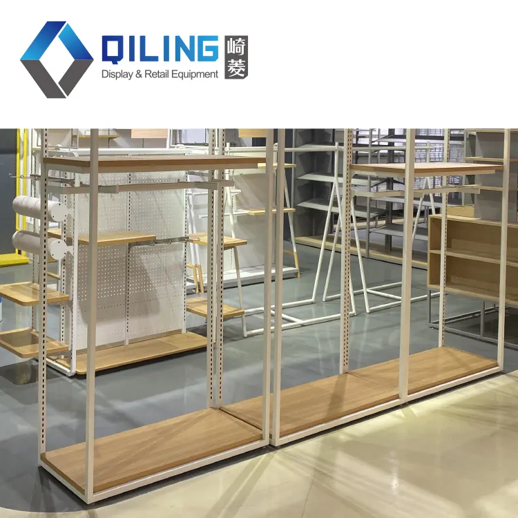 Wholesale Steel And Wood Display Shelf And Rack Convenience Store