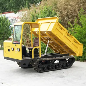 Grondverzetmachines Minidumper Kleine Rupsdumper Mini Rubberen Rupsband Rupsband