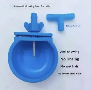 कारखाने खरगोश पालतू पिंजरे पानी डिस्पेंसर गिलहरी चिल्ला हैमर पानी के कटोरे के लिए खरगोश पीने के लिए खरगोश ड्रिंकर - Product Image 6