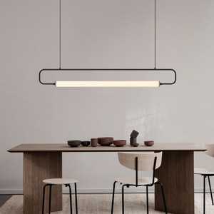 Lampu gantung kristal Nordik gaya Modern, lampu gantung ruang makan dalam ruangan, dekorasi rumah, instalasi AC langit-langit - Product Image 6