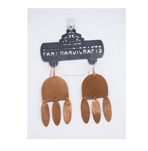 New Europe Pure Copper <b>Handmade</b> <b>Earrings</b> Fashion trending <b>earrings</b> 2026 Latest for Wholesale Copper <b>Earrings</b> for Girls and Women - Product Image 6