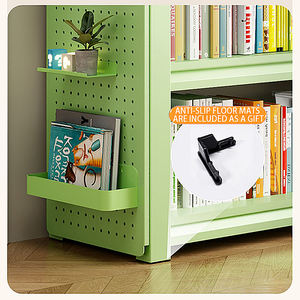 Estante de Almacenamiento Rosa para el Hogar con Panel Perforado, Estante de Almacenamiento Multicapa para Cuarto de Servicio o Balcón, Fácil de Montar - Product Image 5