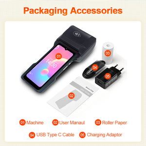 Xách tay nhỏ màn hình cảm ứng thiết bị đầu cuối <span class=keywords><strong>POS</strong></span> offline USB kết nối điểm của máy bán hàng cho đặt hàng bãi đậu xe vé - Product Image 6