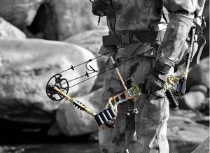 YML fábrica oso tiro con arco compuesto arco CAMO tiro con arco compuesto caza arco compuesto arco adulto ajustable dibujar peso 30-70lbs - Product Image 4