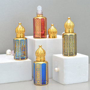 Flacon Roulant en Verre d'Huile de <span class=keywords><strong>Parfum</strong></span> Oud Arabe Doré de Luxe 3ml 6ml 12ml - Product Image 6