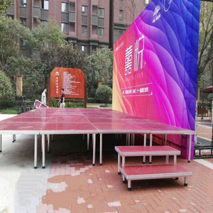 Asequible nuevo portátil mejor diseño configuración Dj música al aire libre rendimiento concierto equipo pequeña plataforma de escenario <span class=keywords><strong>para</strong></span> la venta - Product Image 3