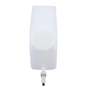 Bulk Ink Tank (<b>1.5L</b> Male Thread 2-Hole)- White Empty <b>Bottle</b> W- with Connector Sub Ink Tank - Product Image 2