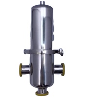 Nouveau boîtier de filtre à vapeur en acier inoxydable 304/316L de qualité alimentaire Kosma, poli électrolytiquement, pour air chaud et gaz, sinterisé