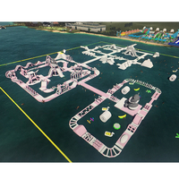Parc aquatique gonflable durable pour l'eau de mer, fabriqué en Chine