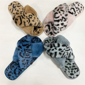 Pantofole da Casa per Coppie Primavera-Autunno, Stampa Leopardata Marrone, Etichette Personalizzate con Logo, Basso MOQ - Product Image 5